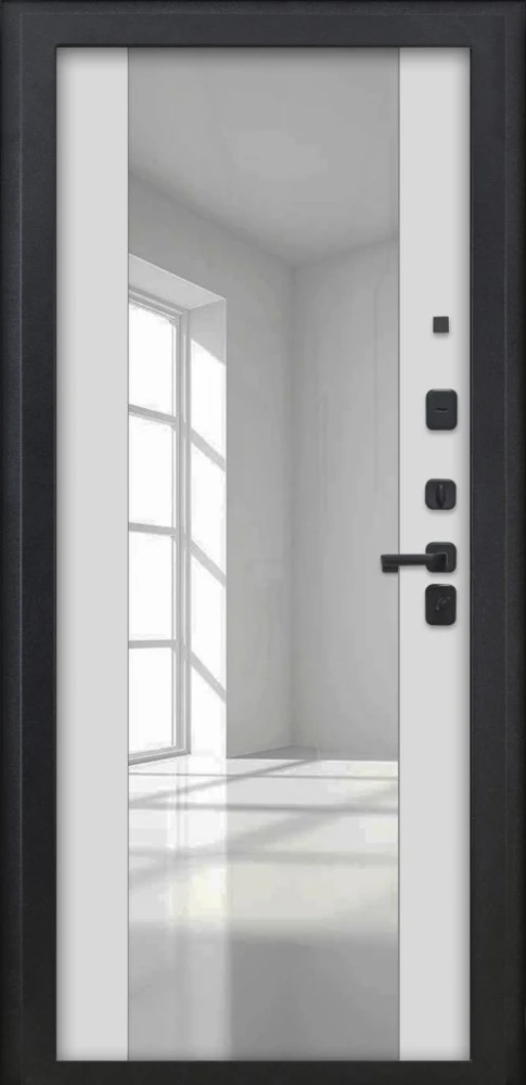 Входная дверь ДвериПРО Элфи ФЛЗ -1 Белый матовый DPRO226272 внутренняя сторона