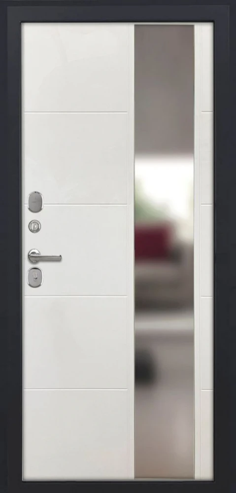 Входная дверь ДвериПРО Термо медный антик ФЛЗ-649 Капучино (зеркало) DPRO227845 внутренняя сторона